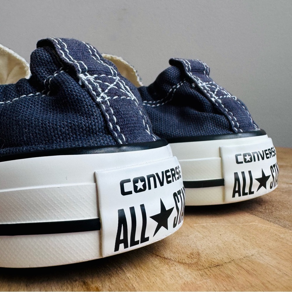 Converse All Star Shoreline Navy Blue Women's Shoes Size 10 Slip On Canvas - Picture 5 of 8